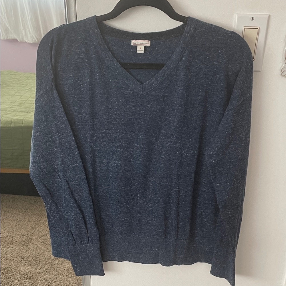 GAP Blue V-Neck Sweater
